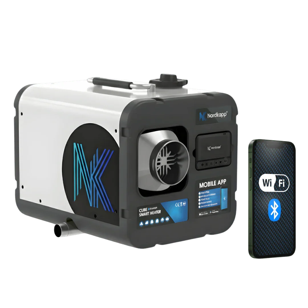 Cube Wi-Fi & Bluetooth Diesel-Luftheizung 5kW & 8kW - 12V/24V Nordkapp Cube Wi-Fi & Bluetooth Diesel-Luftheizung 5kW & 8kW - 12V/24V Nordkapp