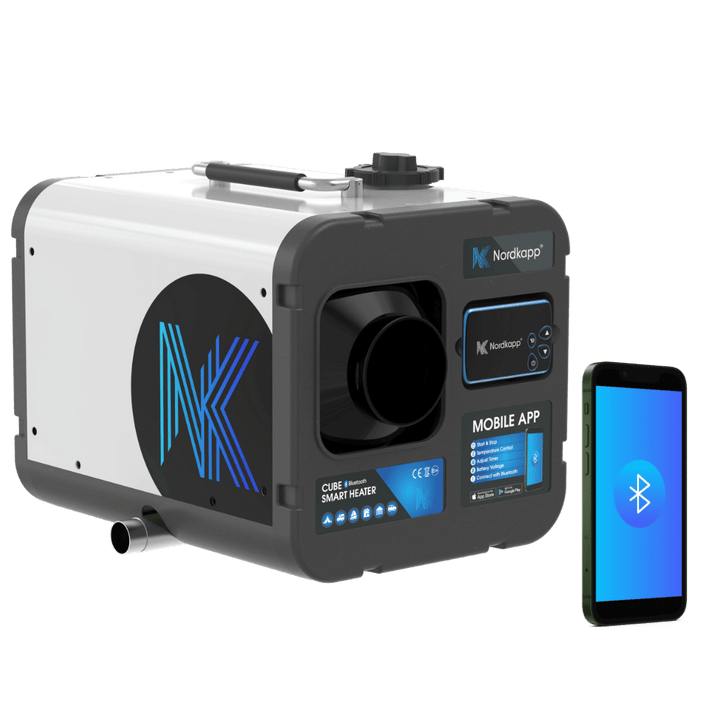 Cube Bluetooth 5kW en 8kW dieselluchtverwarmer