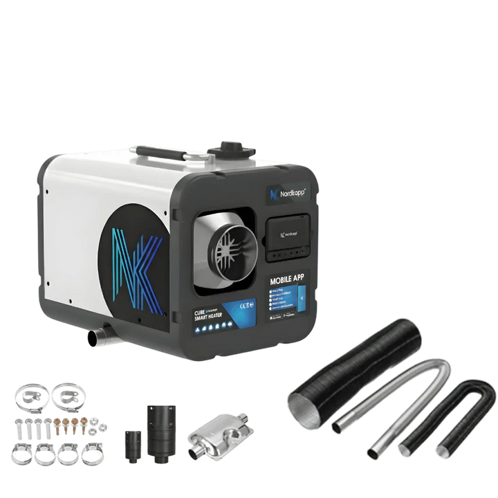 Cube Wi-Fi- ja Bluetooth-dieselilmalämmitin 5 kW & 8 kW - 12V/24V