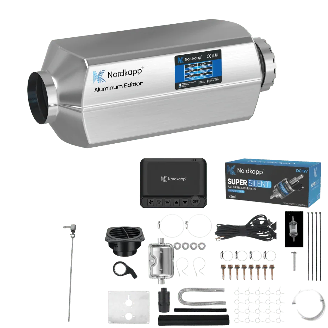 Air Wi-Fi & Bluetooth Diesel-ilmalämmitin 2kW / 5kW / 8kW - 12V/24V