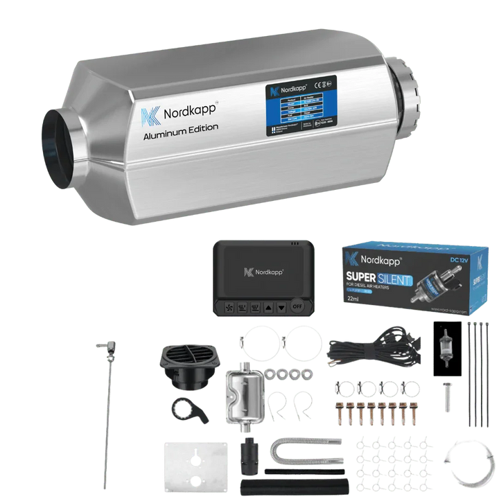 Air Wi-Fi & Bluetooth Diesel-ilmalämmitin 2kW / 5kW / 8kW - 12V/24V
