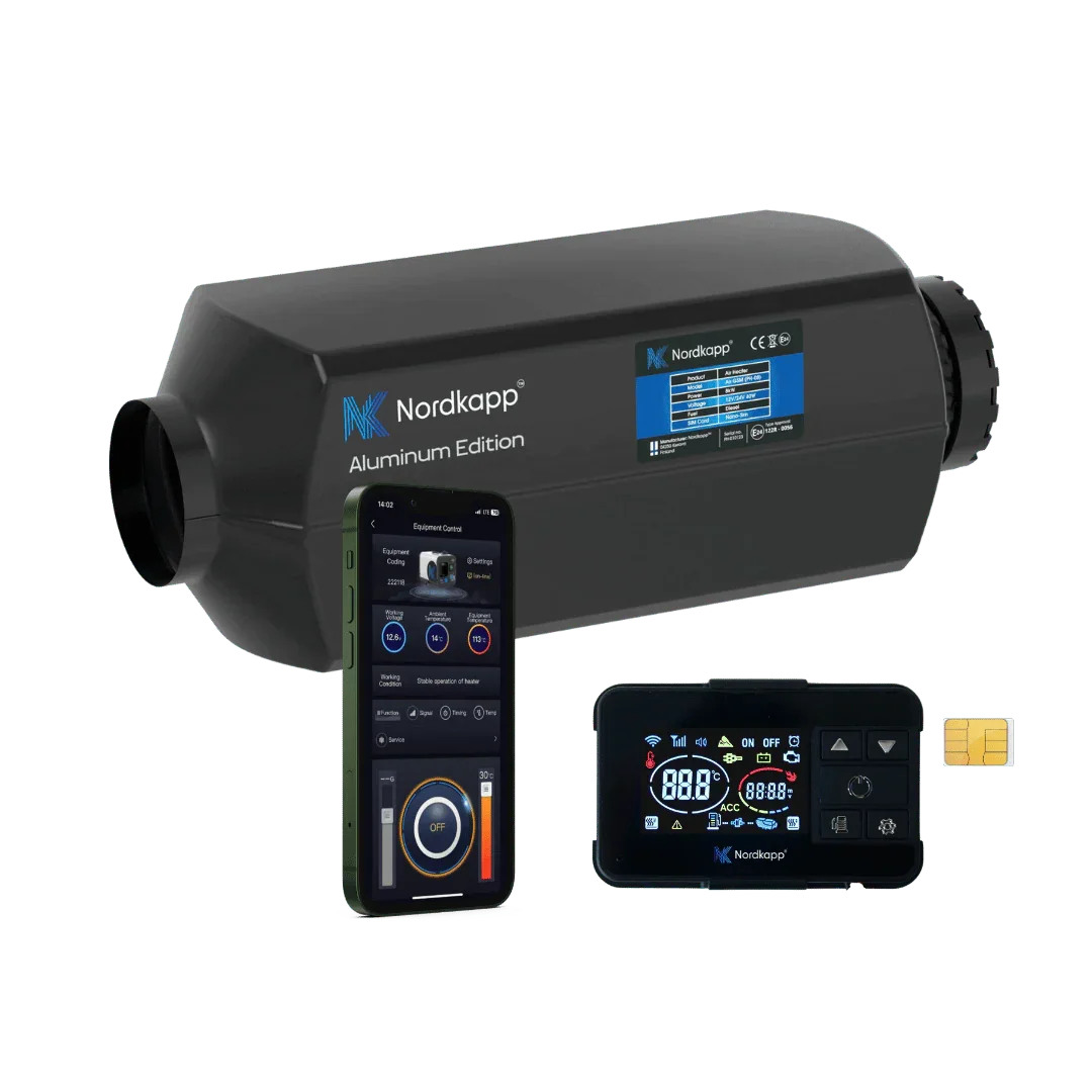 Air GSM 4G/5G Chauffage à air diesel 2kW, 5kW & 8kW 12V/24V
