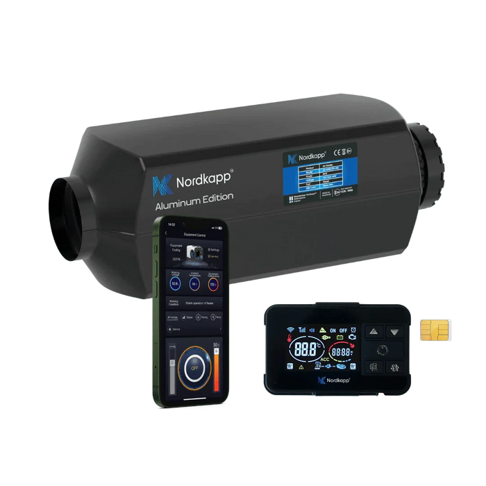 Air GSM 4G/5G Chauffage à air diesel 2kW, 5kW & 8kW 12V/24V