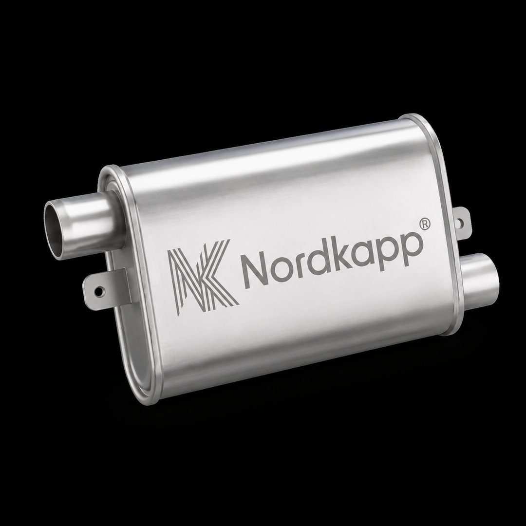 Prémiový nerezový výfukový tlumič Nordkapp® pro naftová topení