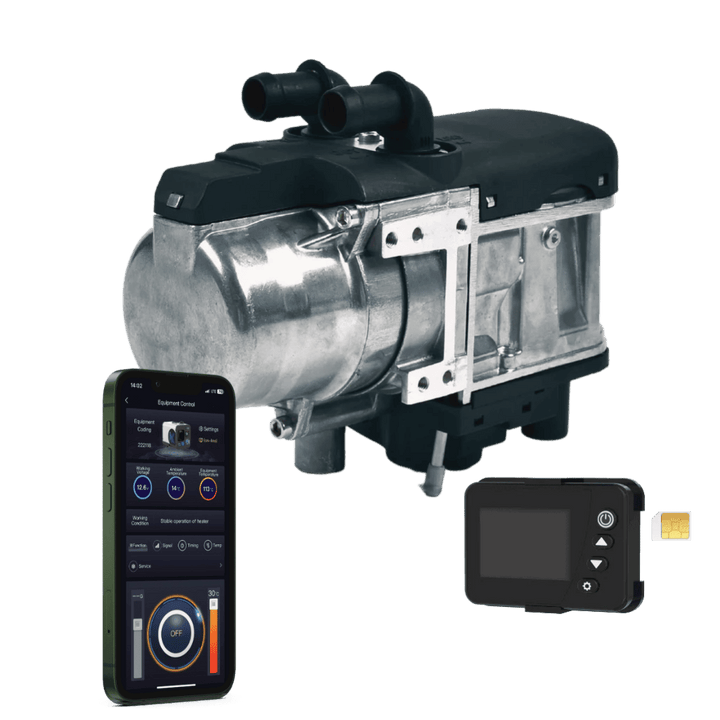 Aqua GSM 4G/﻿5G 5kW 12V naftový/benzínový ohřívač vody