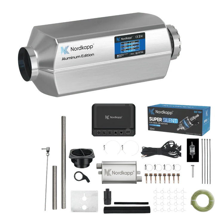 Nordkapp Air Wi-Fi + Bluetooth dieselvärmare – Gen 3 - 12V/24V